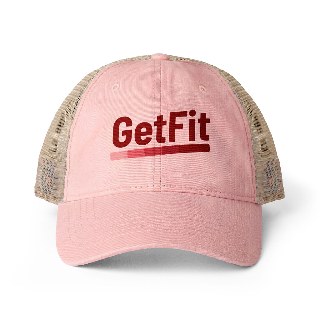 GetFit Washed Mesh-Back Hat