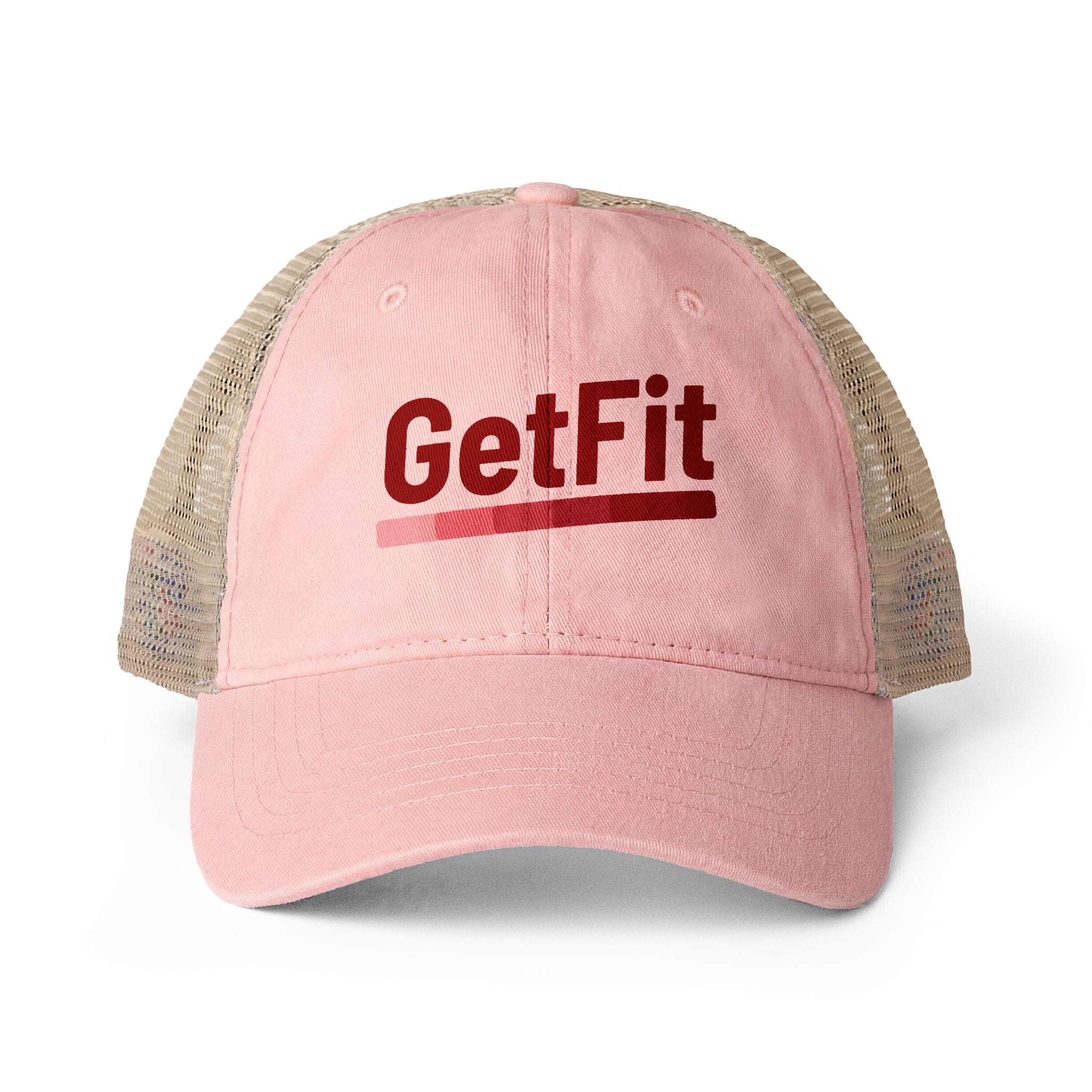 GetFit Washed Mesh-Back Hat