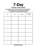 7-Day Plank Challenge