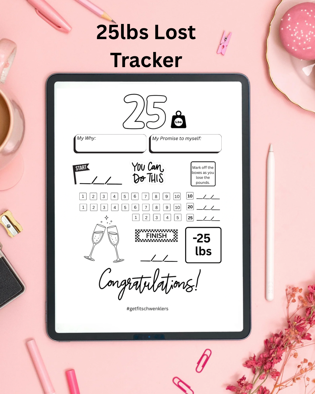 25lb Weight Loss Tracker