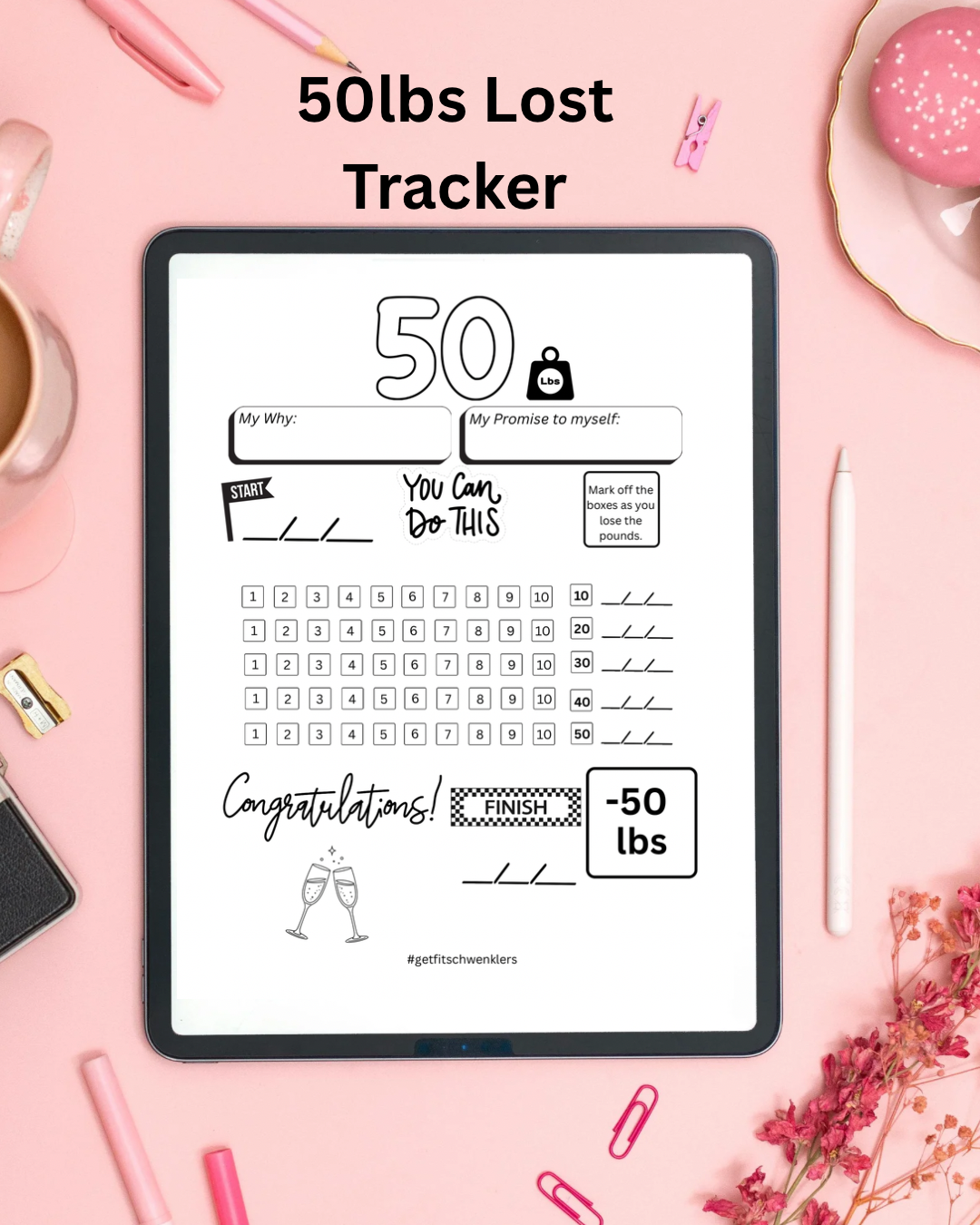 50lbs Weight Loss Tracker